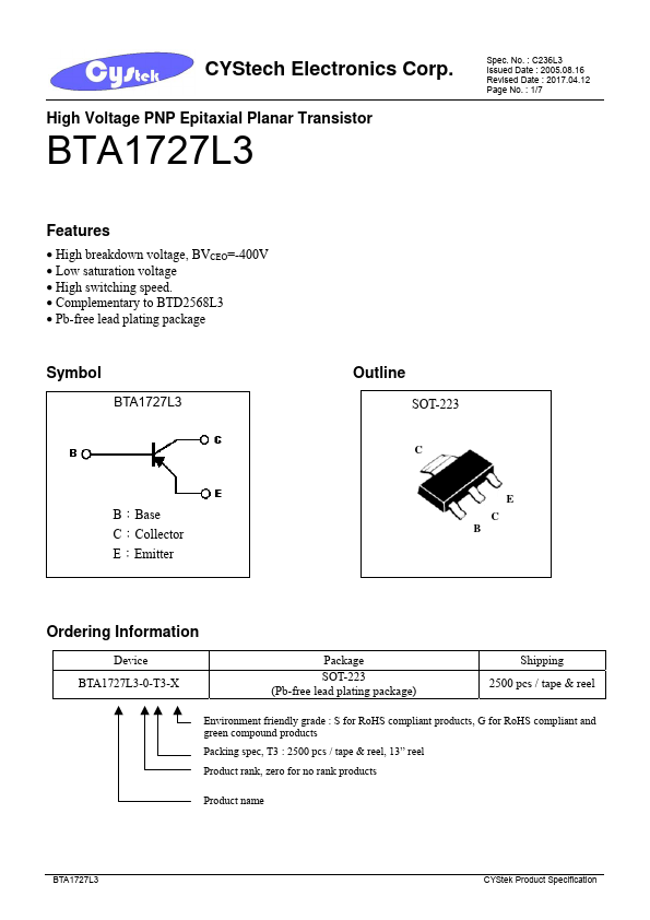 BTA1727L3