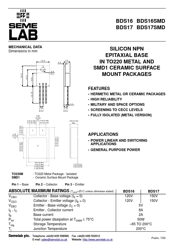 BDS16SMD