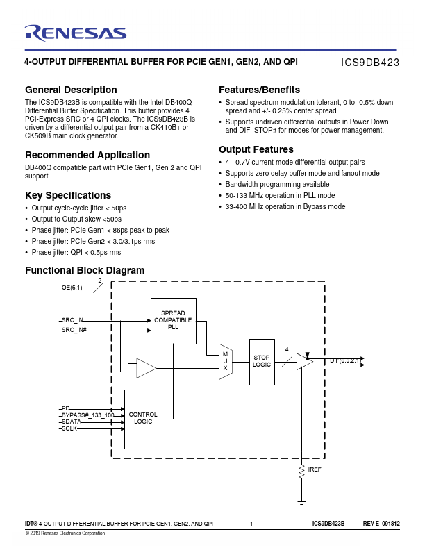 ICS9DB423