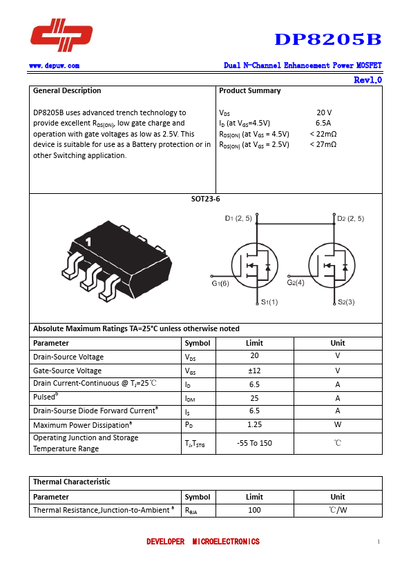 DP8205B