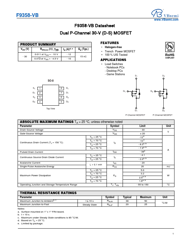 F9358 Datasheet Preview