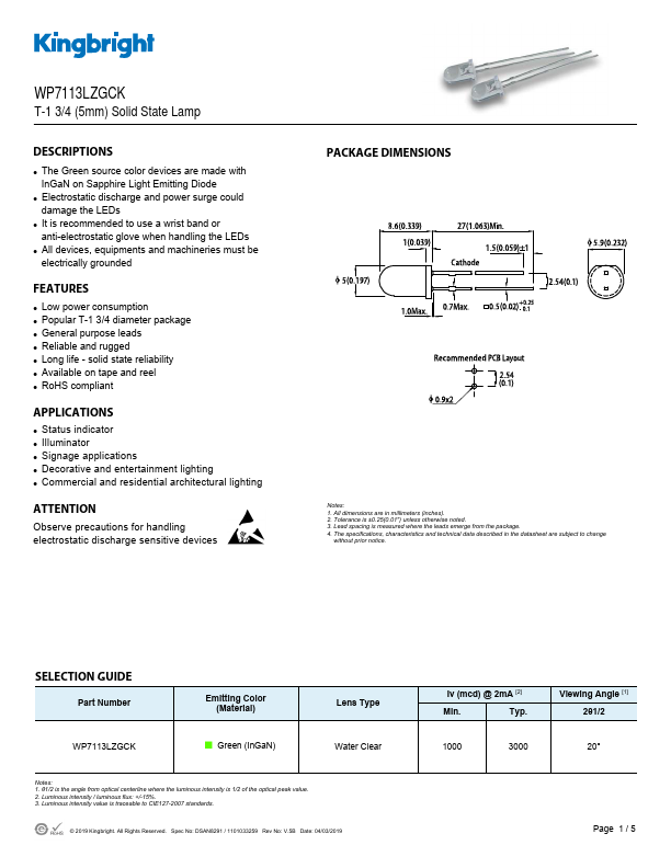 WP7113LZGCK