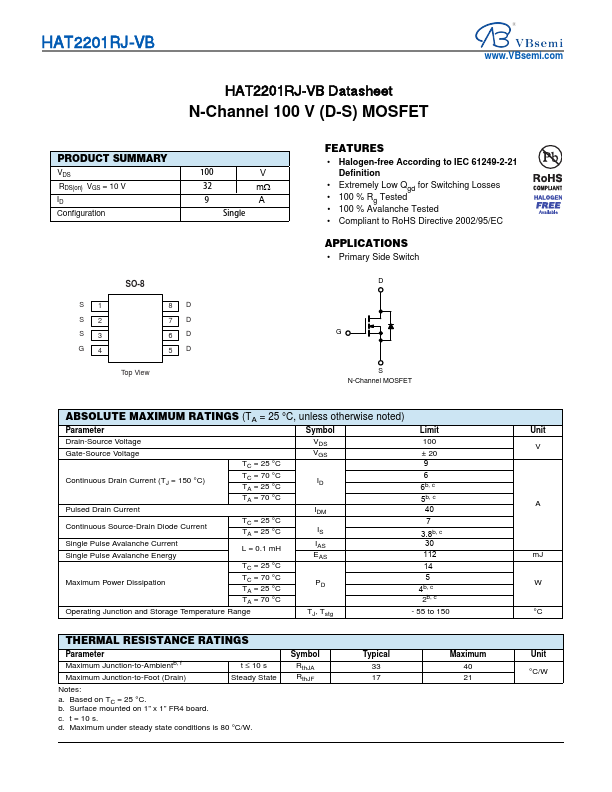 HAT2201RJ Datasheet Preview