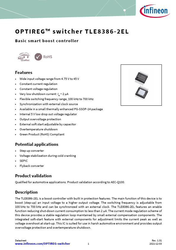 TLE8386-2EL Datasheet Preview