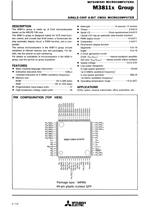 M38112M4-XXXFP