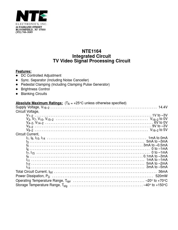 NTE1164