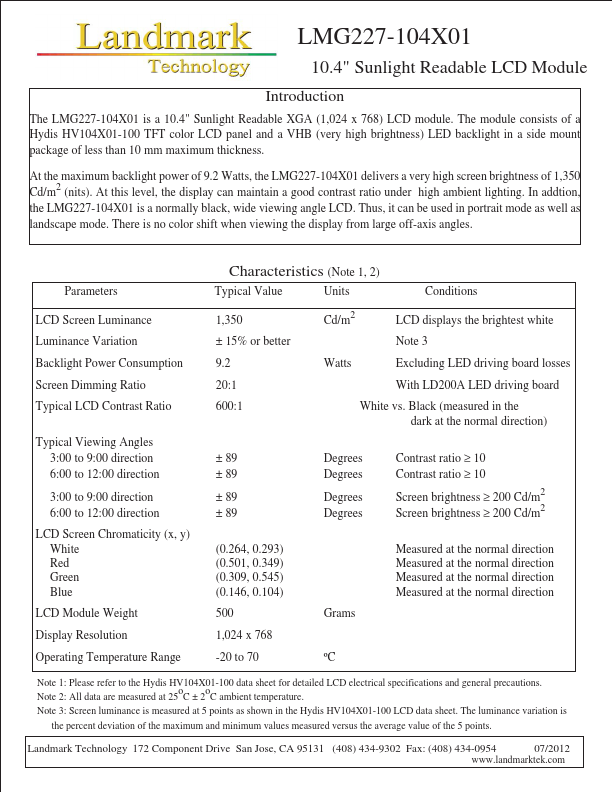 LMG227-104X01