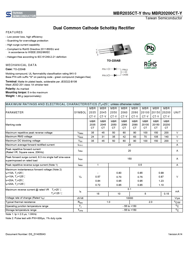 MBR20200CT-Y