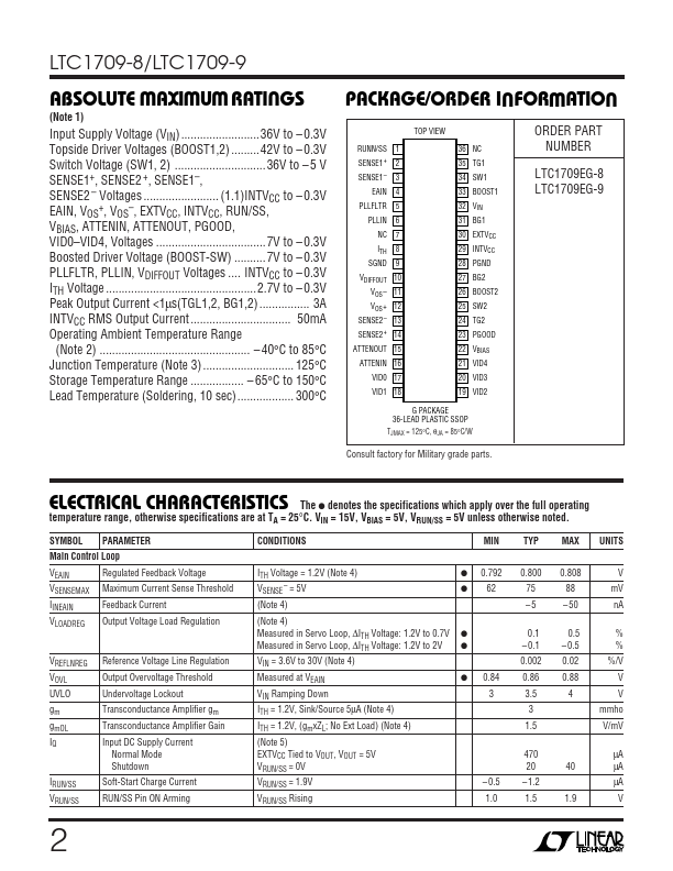 LTC1709-8