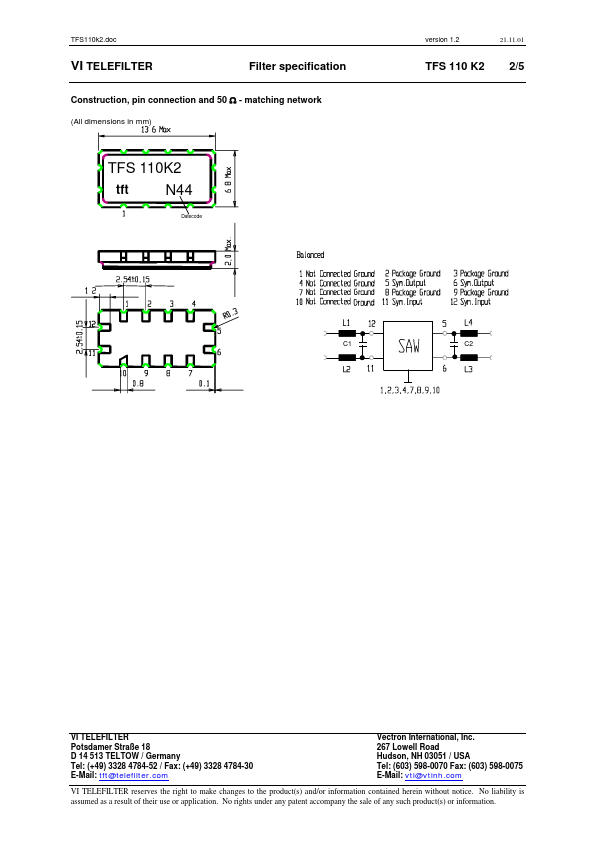 TFS110K2