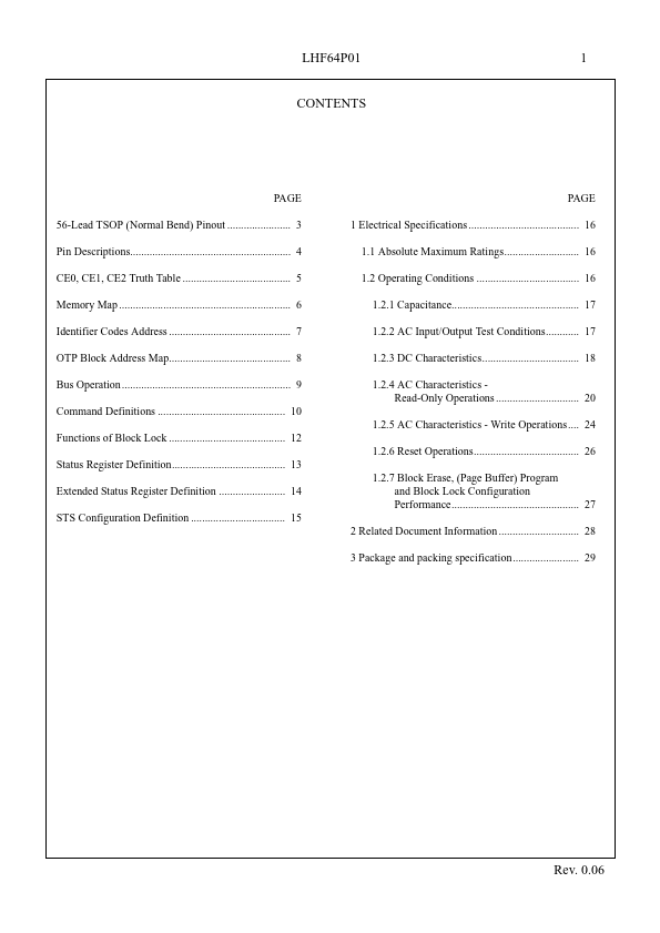 LH28F640SP