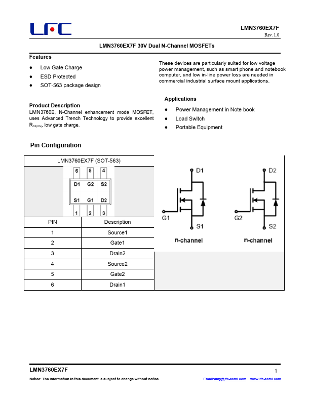 LMN3760EX7F Datasheet Preview