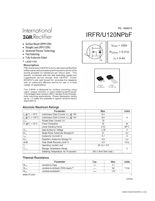 IRFR120NPBF