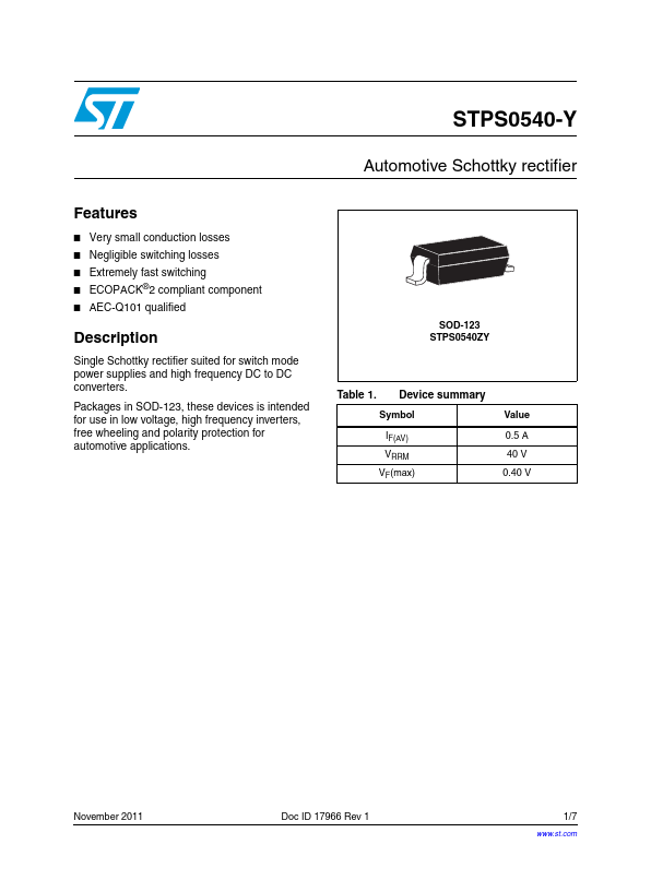 STPS0540-Y