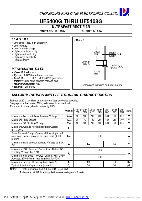 UF5404G