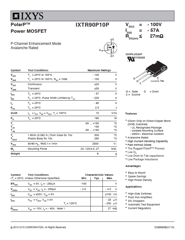 IXTR90P10P