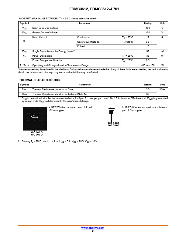 FDMC3612-L701