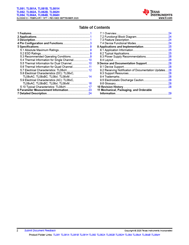 datasheet Preview Page 2