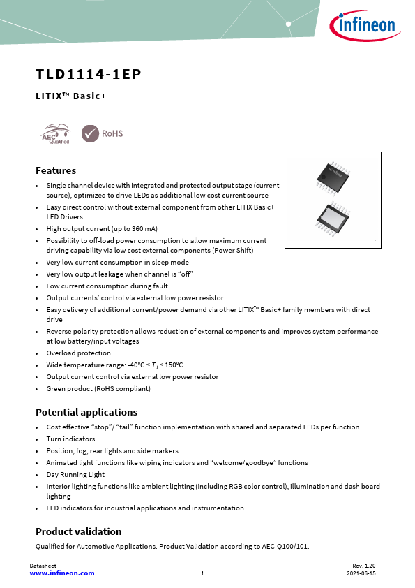 TLD1114-1EP Datasheet Preview