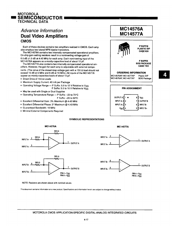 MC14576A