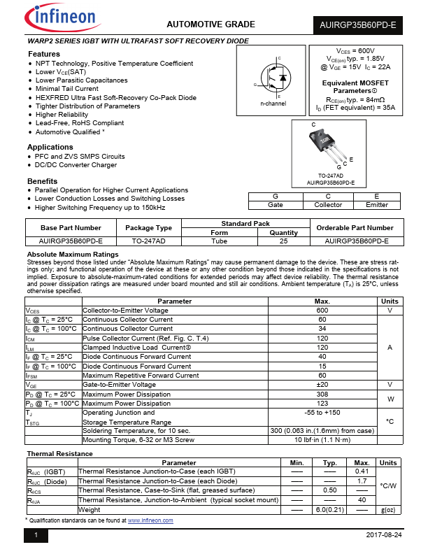 AUIRGP35B60PD-E