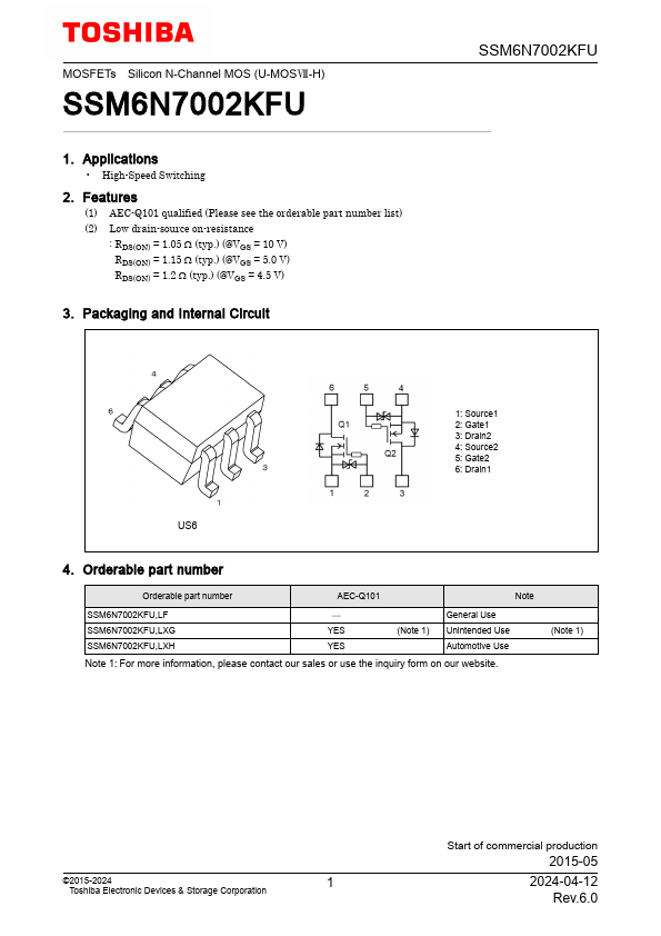 SSM6N7002KFU