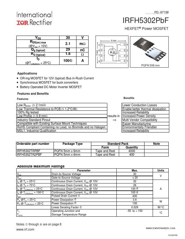 IRFH5302PBF