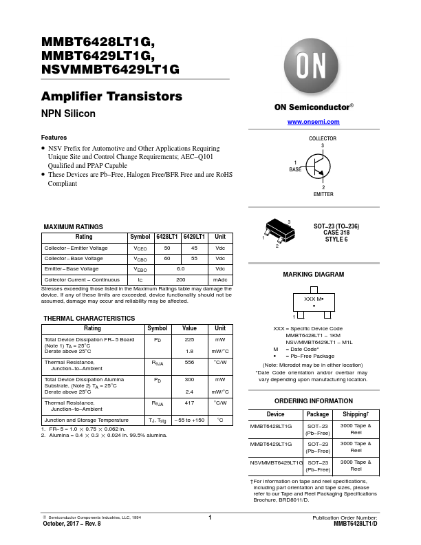 MMBT6428LT1G