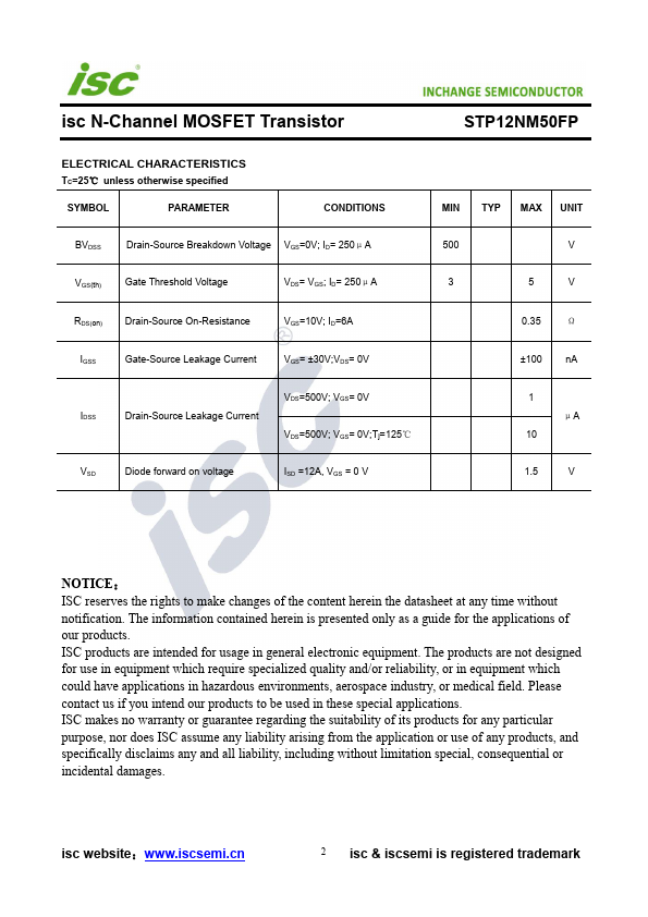 STP12NM50FP