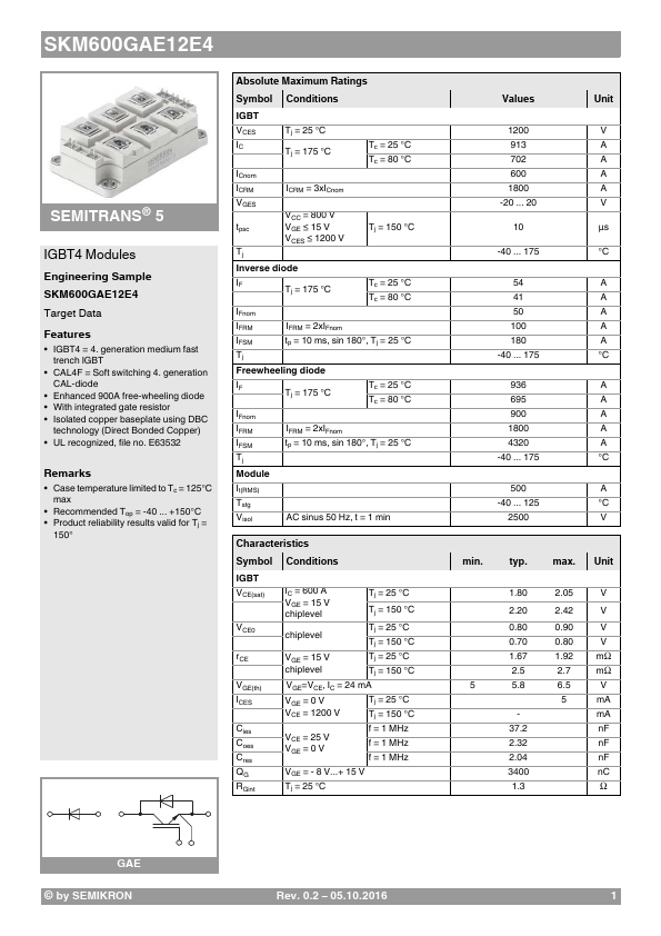 SKM600GAE12E4