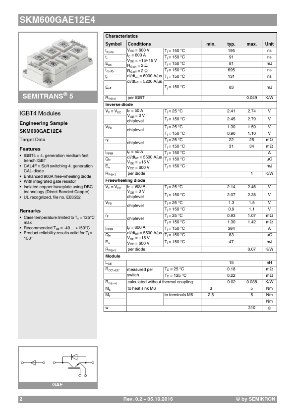 SKM600GAE12E4