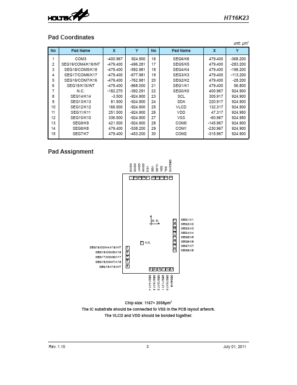 HT16K23