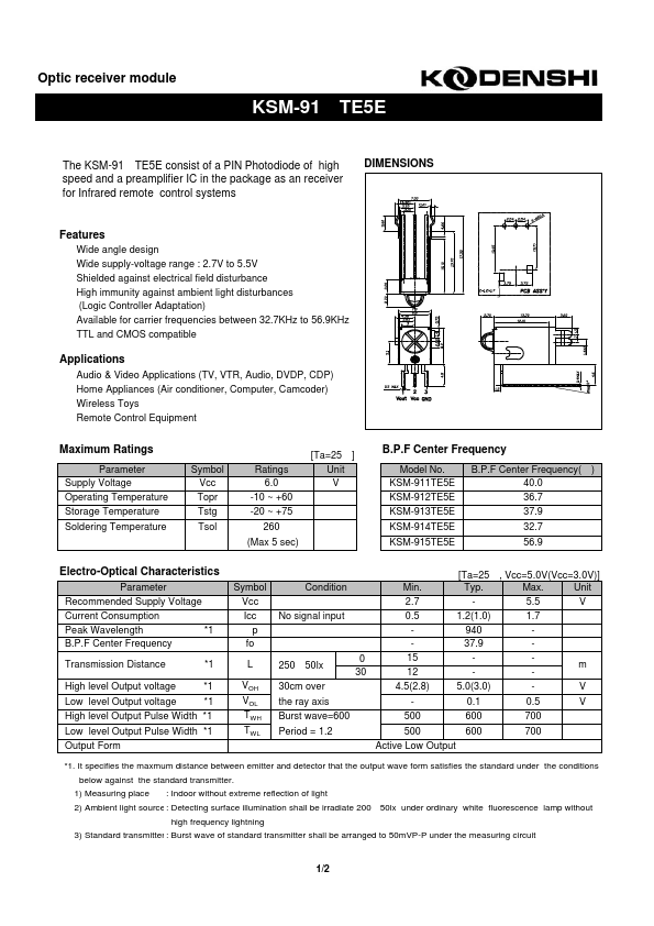 KSM-912TE5E