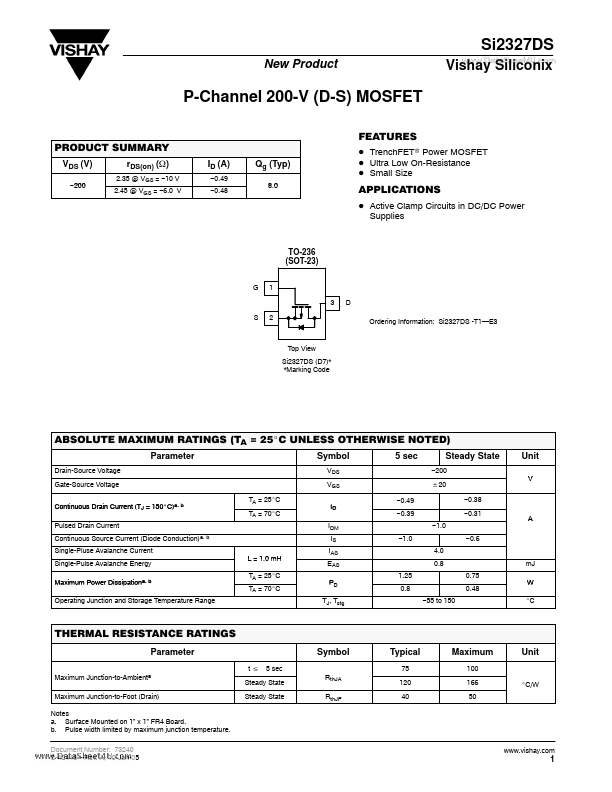 SI2327DS