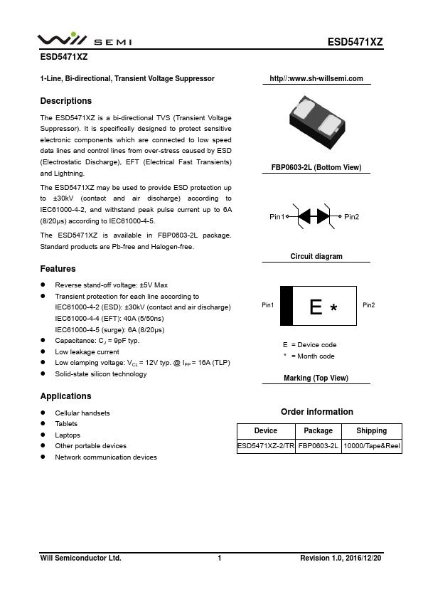 ESD5471XZ