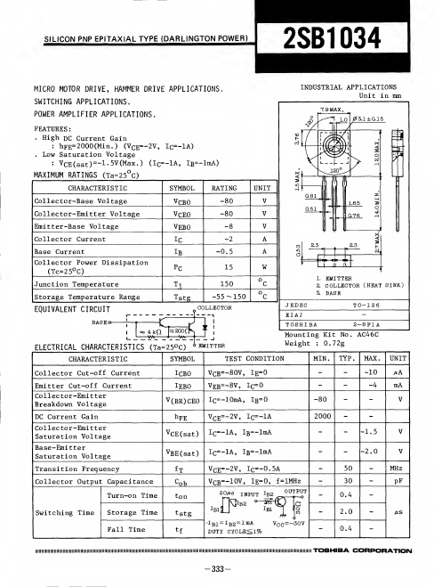 2SB1034