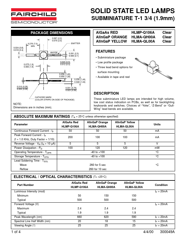 HLMP-Q106A