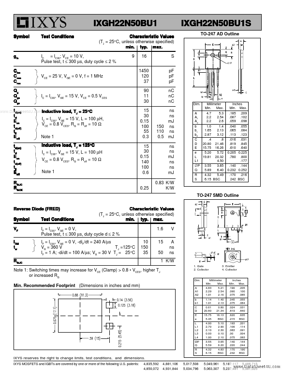 IXGH22N50BU1S