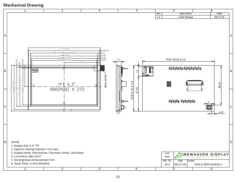 NHD-4.3RTP-SHIELD-V