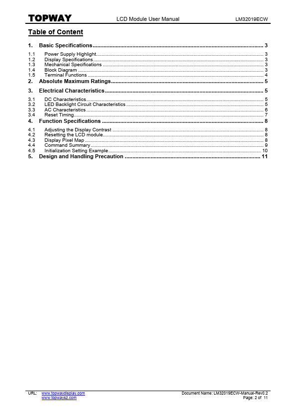 LM32019ECW