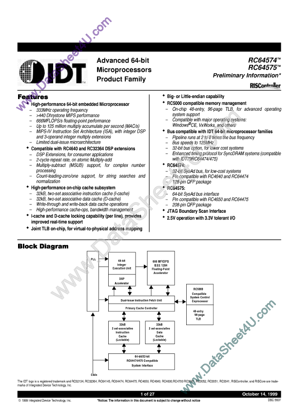 IDT79RC64574