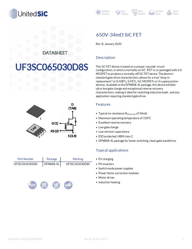UF3SC065030D8S