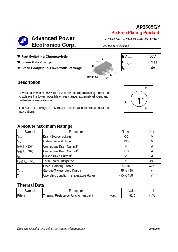 AP2605GY