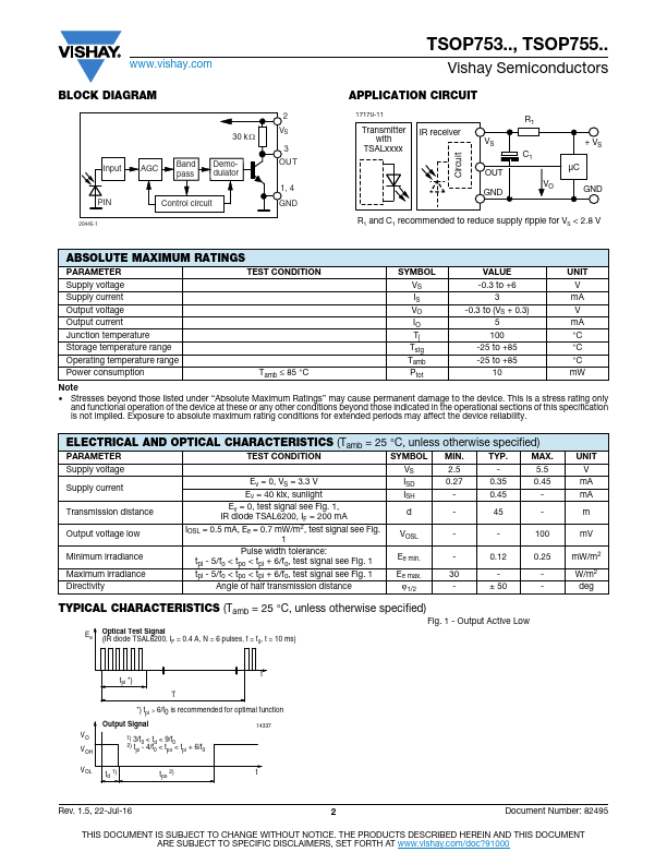 TSOP75540