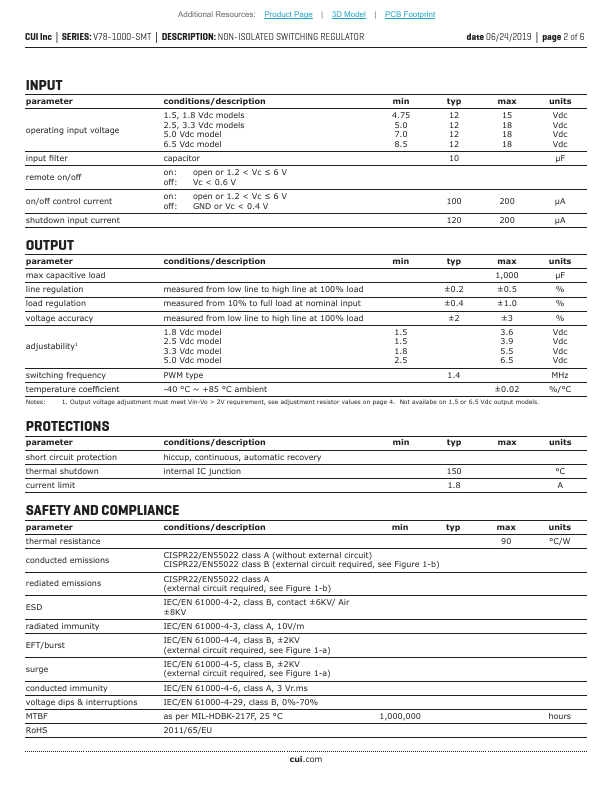 V7802-1000-SMT