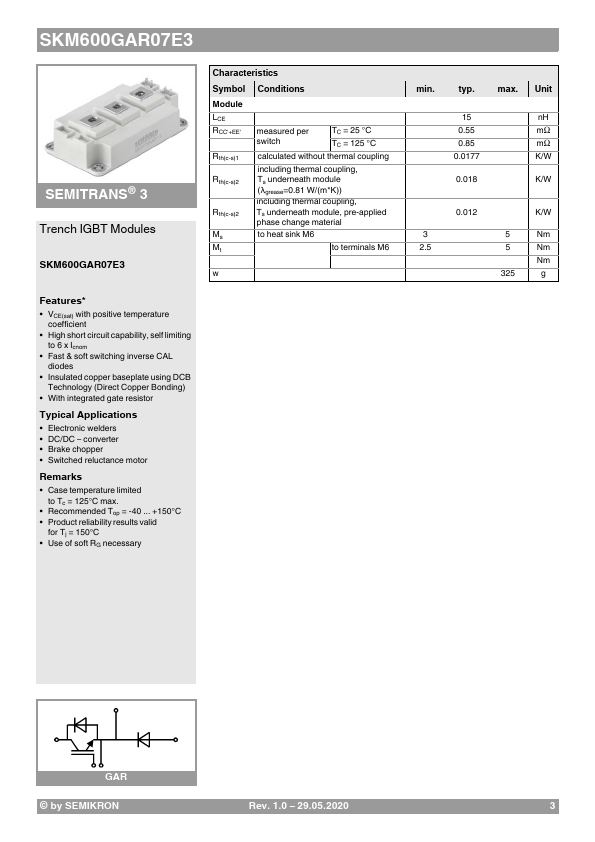 SKM600GAR07E3