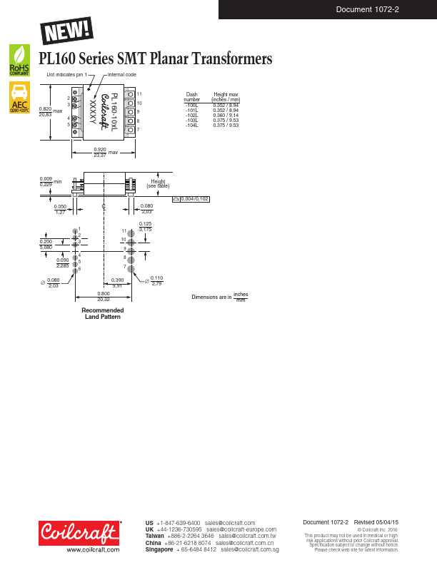 PL160-103L