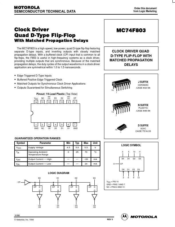 MC74F803