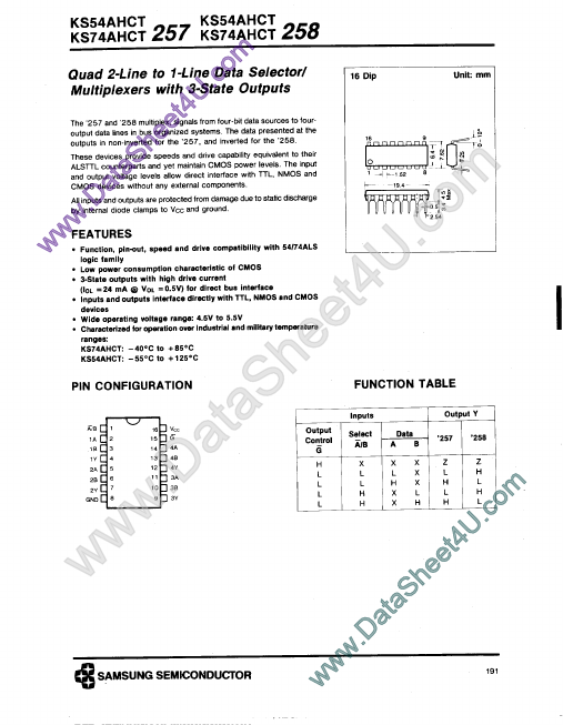 KS74AHCT257