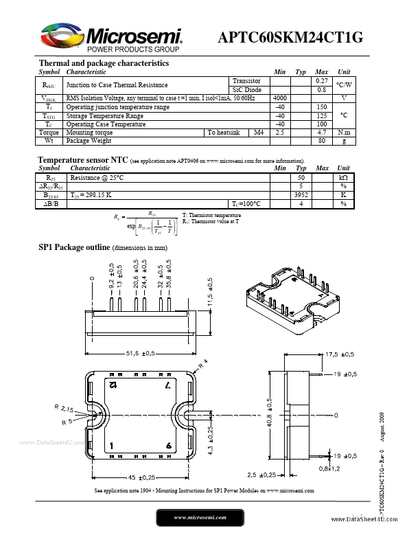 APTC60SKM24CT1G